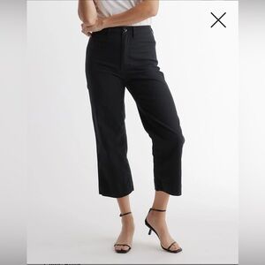 Quince Black Ankle & Cropped Women Jeans